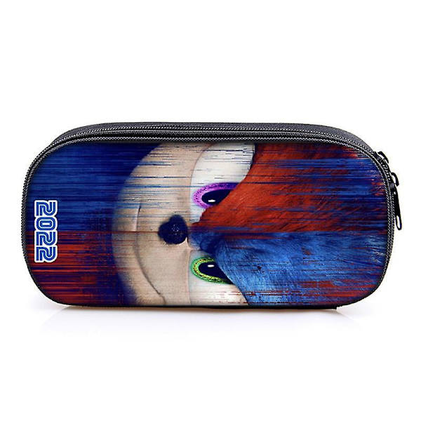 Sonic The Hedgehog Kids Pencil Case Pen Bag Pouch Stationary Organizer Case 4