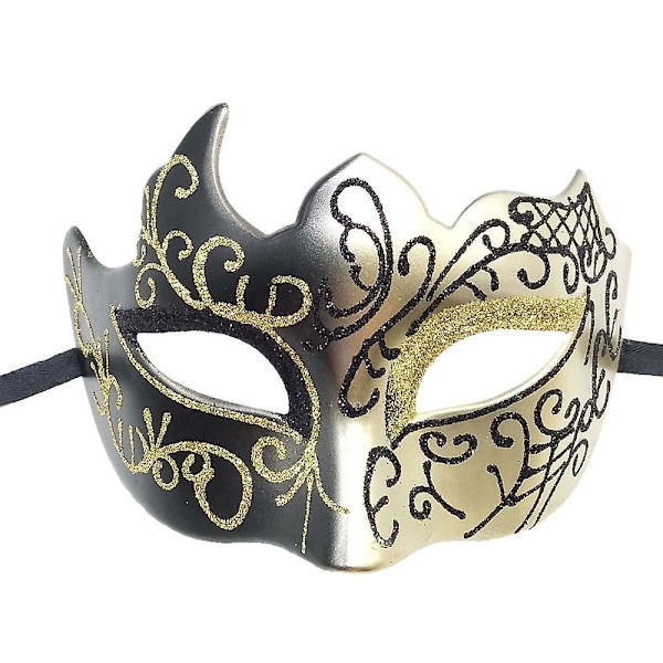 Karneval/påske Cosplay Maske Romersk Maske Mænd Gyser Maskerade Maske Halloween Rekvisitter gold