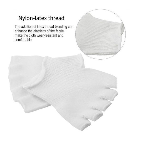Toe Gel-lined Alignment Socks (2 Pair) Toes Separator Spacer Stretch Tendon Pain Relief