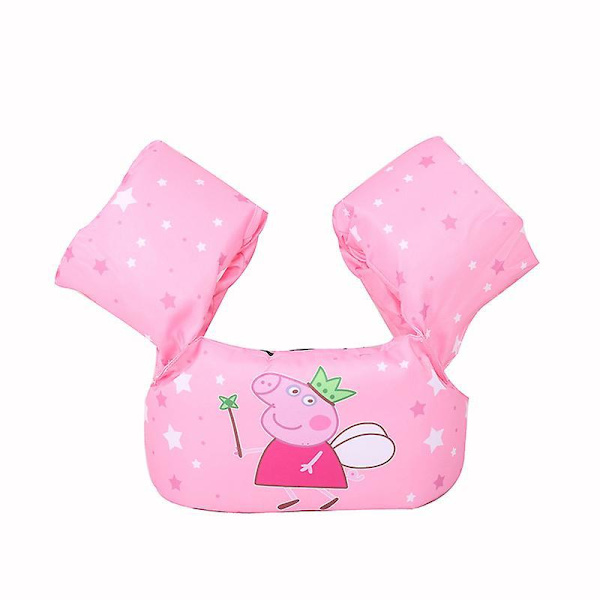 Svømmevest til småbørn, svømmehjælp til småbørn, piger og drenge, børnesvømmeveste Pink Pig