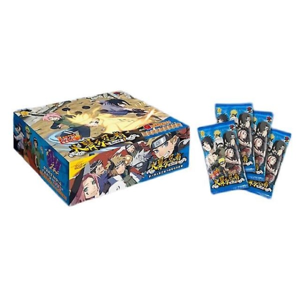 Naruto Playing Cards Japanese Cartoon Schoolmaster Series Ssp Card Uchiha Sasuke Ninja War R Children's Toys V 36PACK 180PCS