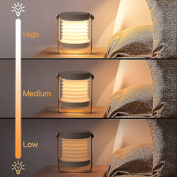 Dimmable Touch Light Bedside Lamp, Portable Bedside Lamp Bedside Lamps With Safe Night Light Portable Bedside Table