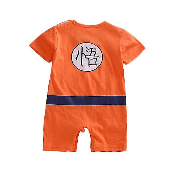 Baby Superhelt Romper Jumpsuit Kostyme Antrekk for Gutter og Jenter Goku 18-24 Months