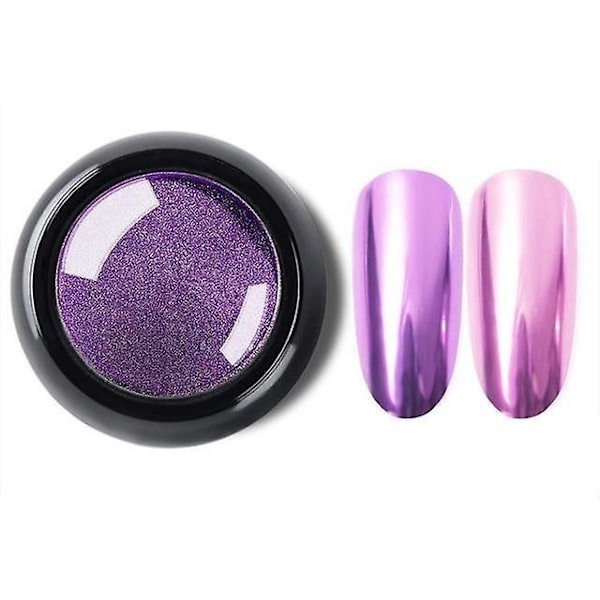 Dippepulver Krom Spejl Glitter - Pigment til Negle 8