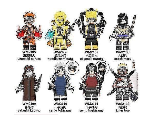 Naruto-serien Naruto Byggeklosser Minifigur Barn Montering Leker