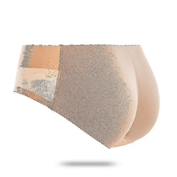 Dametruser med polstring for å løfte baken, formet for å gi en større rumpe Low waist 188beige F M
