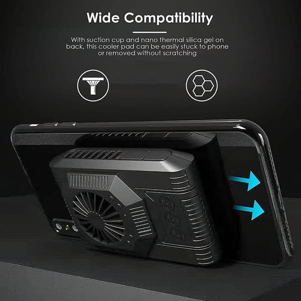 Cellphone Cooler Pad Portable Semiconductor Cooling Fan Cooling Pad For Mobile Phones Tablets