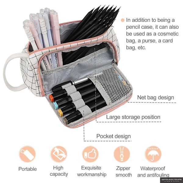 Multiple Colors Large Capacity Pencil Case Kawaii Pencilcase