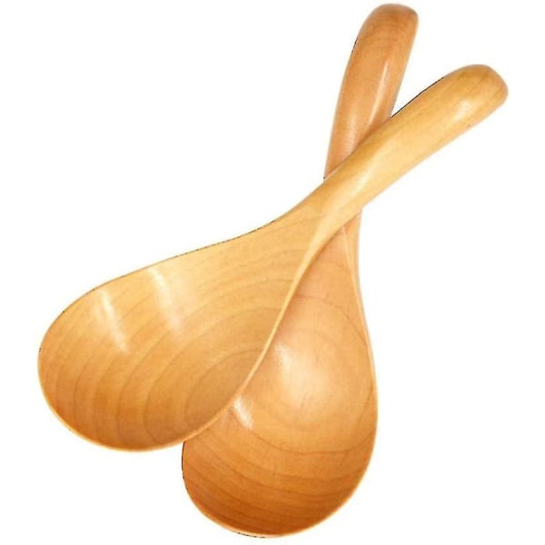 Set Of 2 Lotus Wooden Spoons - Rice Spoons - Special Kitchens - For Ho