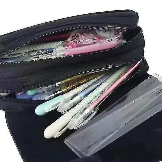 Venalisa Naruto Pencil Case Pencil Case Double Zipper Student Pencil Case Style 9