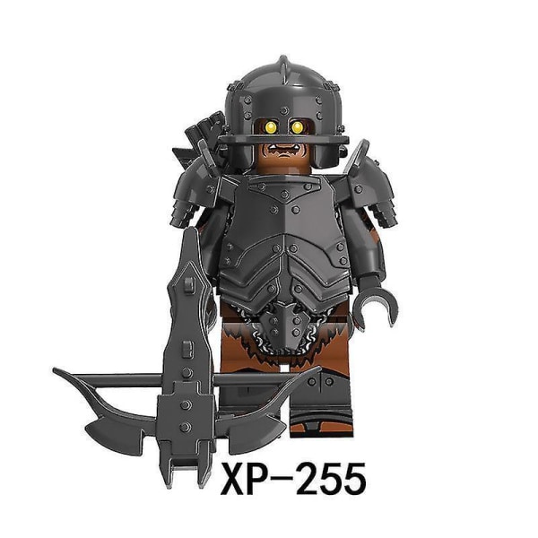 8pcs The Lord Of The Rings Series Building Blocks Strong Orcs Soldiers Warrior Children Assembled Building Block Toys
