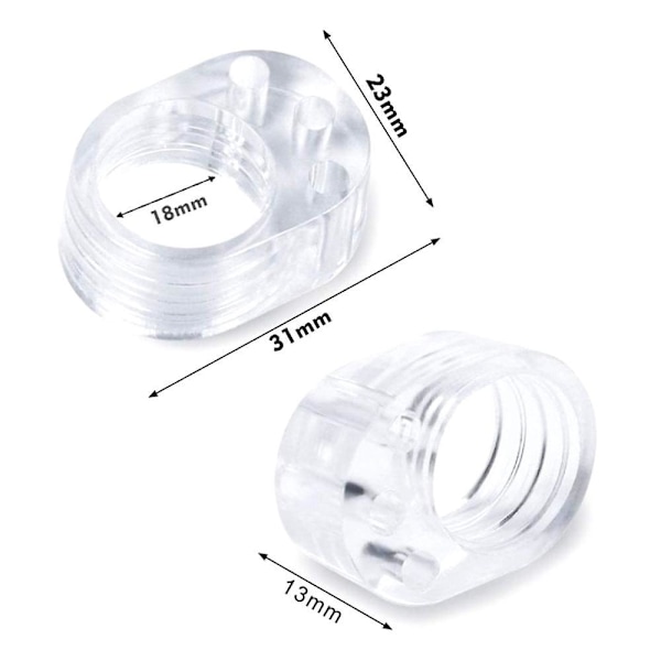 Door Handle Stopper Protector Knob Anti-crash Pad Bumper Buffer Damping 5Pcs