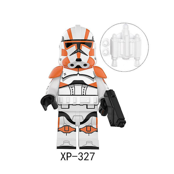 8pcs Star Wars Series Storm Clone Corps Guards Puzzle Building Block Toys