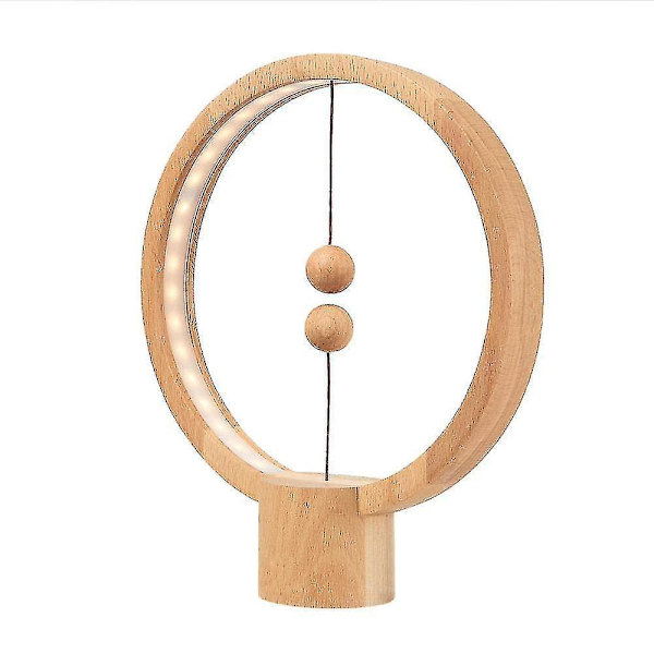 Heng Balance Lamp, Table Lamp - Round - Light Wood