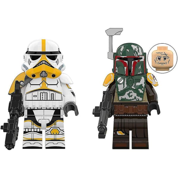 8 stk. Star Wars Dark Stormtrooper Figurer Samlede Minifigurer Byggeklodser Børnegave