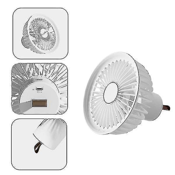 Usb Mini Fan Office Desktop Ceiling Fan Outdoor Camping Mini Small Fan White