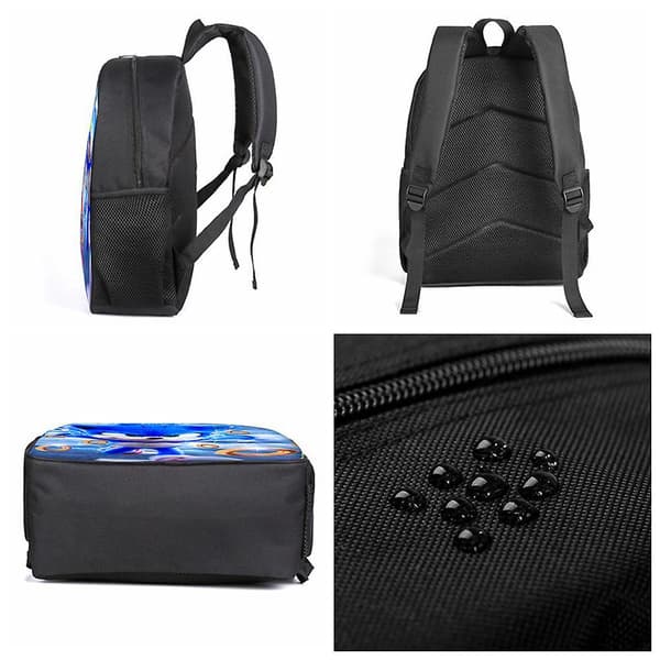 Sonic The Hedgehog 3d Backpack Students Books Cartoon Rucksack School Bag Boys Gift A