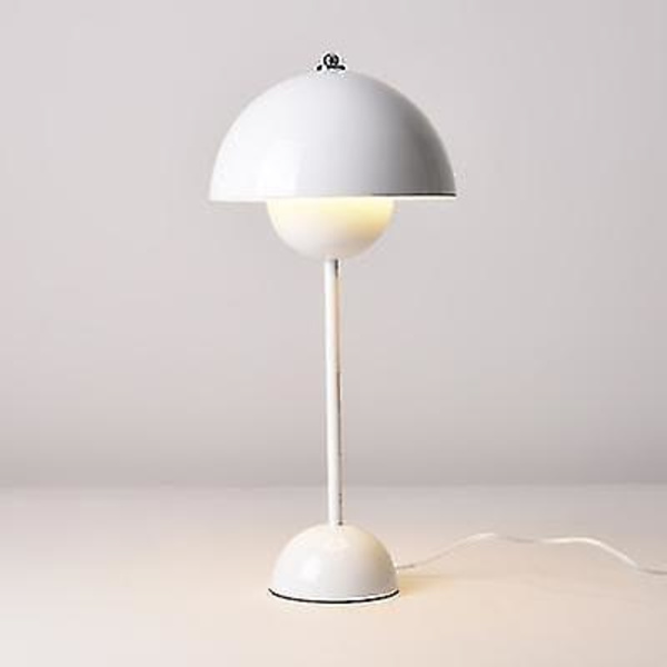 Modern Iron Flowerpot Table Lamps For Bedroom Living Room Bedside Tabl White