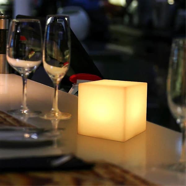 LED Kube Vanntett Oppladbar Nattlampe