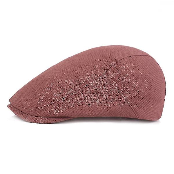 Herre Beret Hue Efterår Vinter Varm Hat Flat Cap Britisk Beret Solskærm