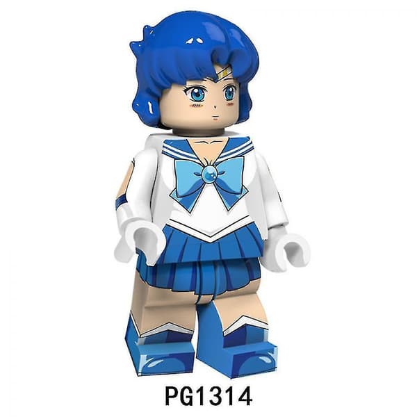 8 stk. Piger Byggeklods Dukke Figurer - samlet Minifigur Legetøj