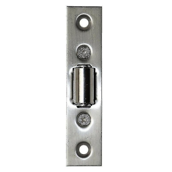 Adjustable Roller Catch Satin Mortice Door Spring Ball Latch Stainless Steel(silver)(1pcs)