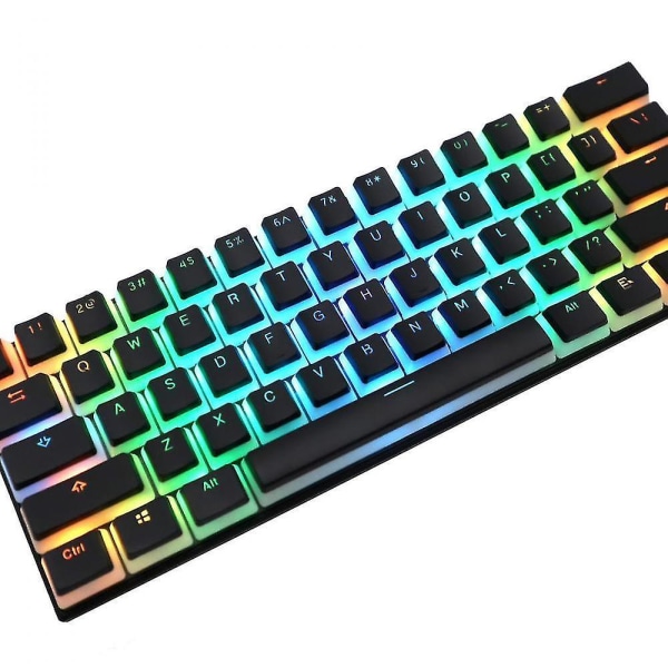 Ck62 Bluetooth Wired Mechanical Gaming Keyboard 61 Keys For Tablet Laptop Smartphone Motospeed black