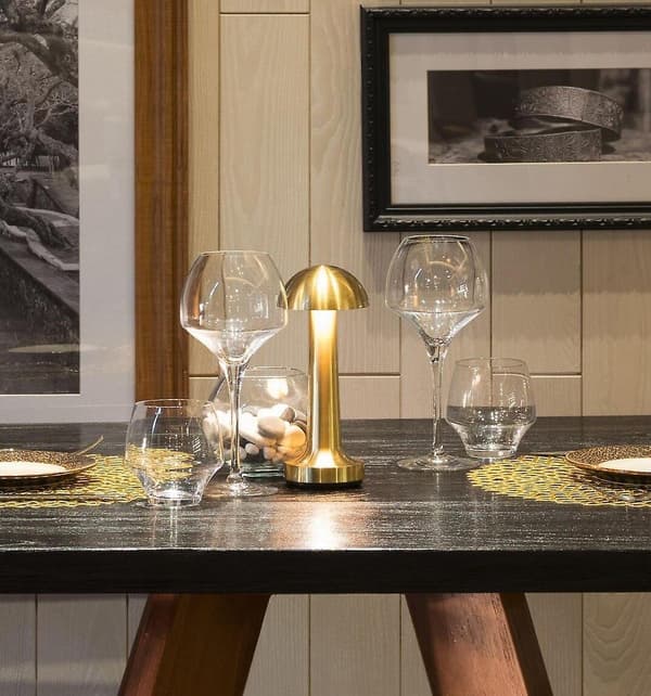 Berøringsfølsom Trådløs Skrivebordslampe For Bar Soverom Restaurant Dekor E