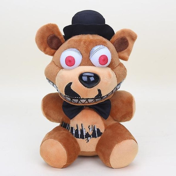 10" Five Nights Freddy Stuffed Plush Toys Fnaf Freddy Fazbear Bear Foxy Rabbit Bonnie Chica Peluche Juguetes Nightmare foxy