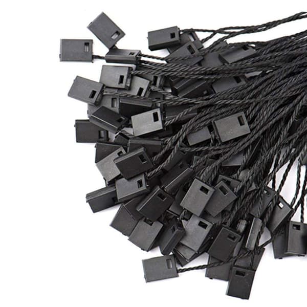 100 stk. nylon snor hængemærke fastgørelser Black 1000pcs