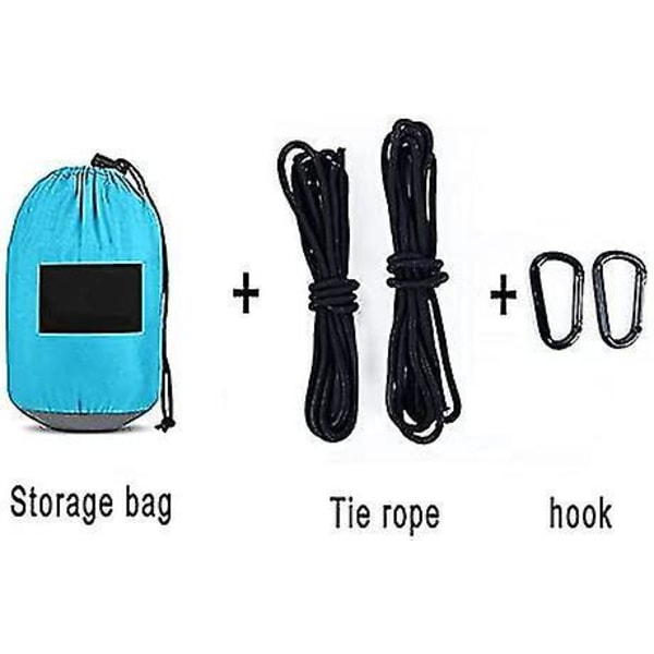 Multifunctional Lightweight Camping Hammock Double & Single With 2 X Hanging Straps For Outdoor, Hiking