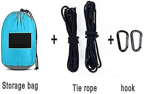 Multifunctional Lightweight Camping Hammock Double & Single With 2 X Hanging Straps For Outdoor, Hiking