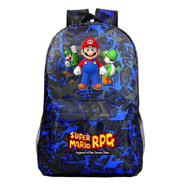 Super Mario Star Junior Skolesekk Color-14
