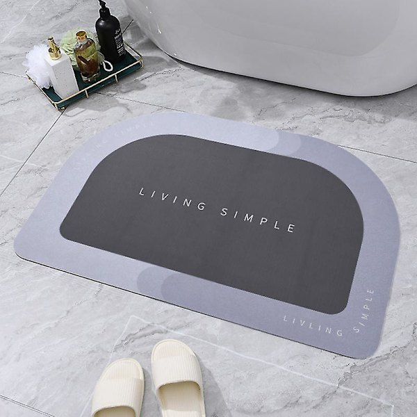 Erittäin Imukykyinen Kylpymatto Nopeasti Kuivuva Kylpyhuoneen Matto Liukumaton Eteisen Ovimatto Nappa Nahka Lattiamatot WC-Matto Kodin Sisustus 02 Blue 50x80cm