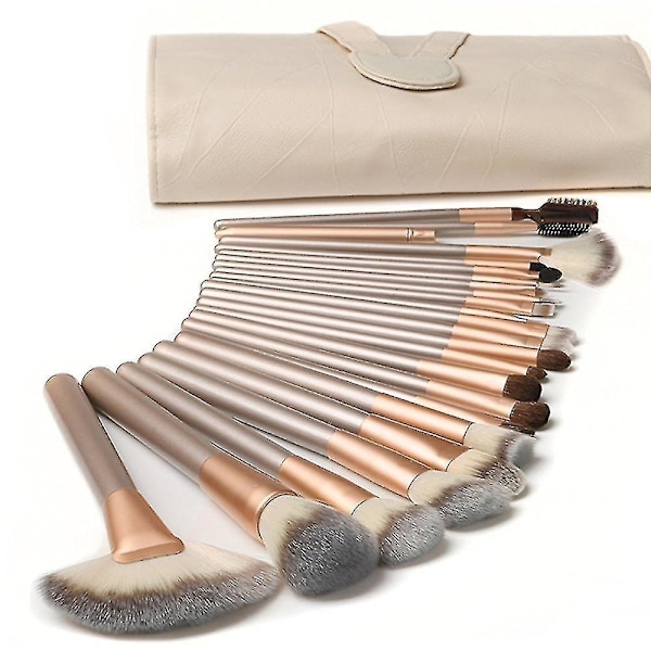 18 Pcs Makeup Brush Set With Different Function, Professional Kabuki S