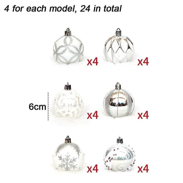 Christmas Decorations Tree Balls For Holiday Wedding Party Decoration Festival Widgets Pendant Tree Ornaments