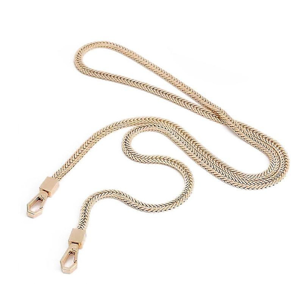 60cm/120cm Käsilaukun Metalliketjut Olkalaukun Hihna DIY Laukun Ketju Irrotettava Vaihtolaukun Ketju Hihna Crossbody-laukulle 3-60