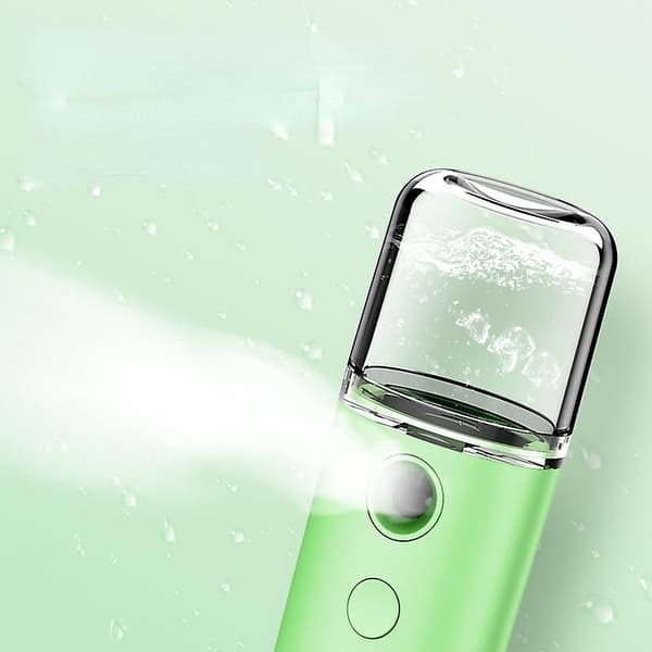 Mini Nano Mist Spray Luftfugter Mini Bærbar USB Vandpåfyldningsspray Macaron Green
