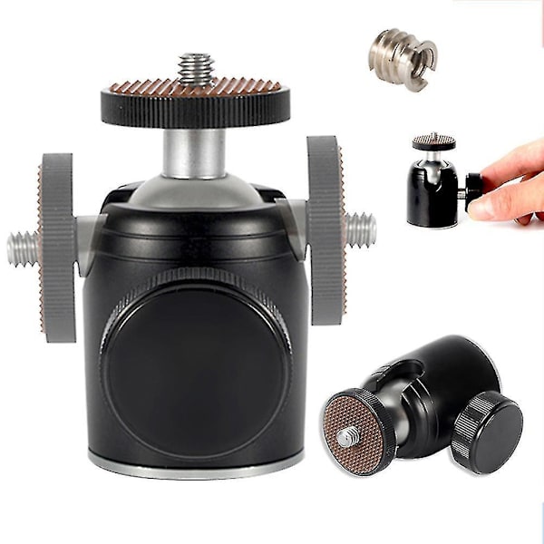 K26a Aluminium Alloy 360 Degree Rotation Tripod Monopod Mini Panoramic Ball Head