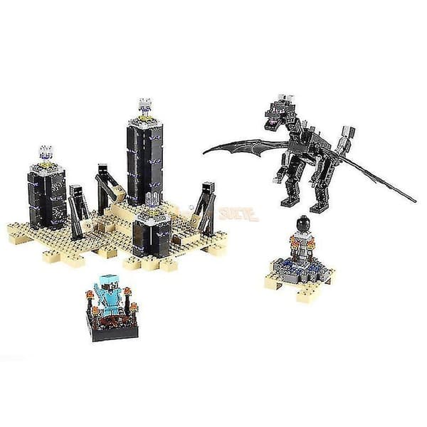 Byggeklodser Ender Dragon Model Klodser Sæt Gaver Legetøj Til Børn Drenge Piger
