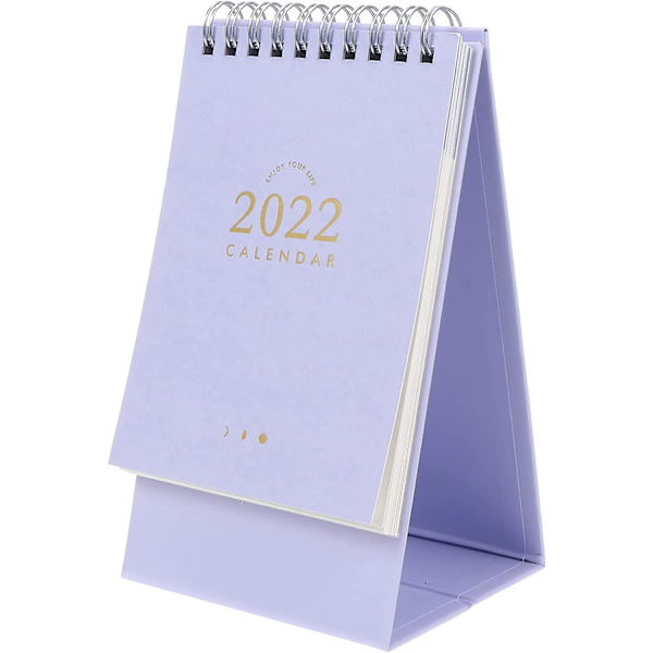 2022 Desk Calendar Mini Desktop Standing Flip Monthly Calendar For School Home Office Schedule Planner