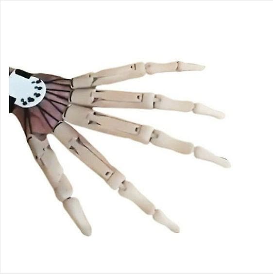 3D Halloween Artikulerte Fingre Klør Cosplay Dekorasjon Festrekvisitter 1pcs Left white