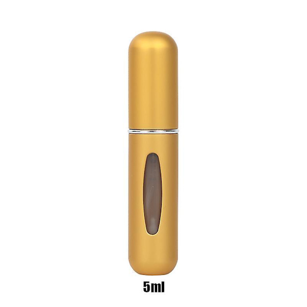 8ml Portable Mini Refillable Perfume Bottle With Spray 5ml orange