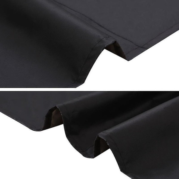 420d Svart Utendørs Vanntett Oxford Stoff Møbeltrekk Med 210*110*70cm