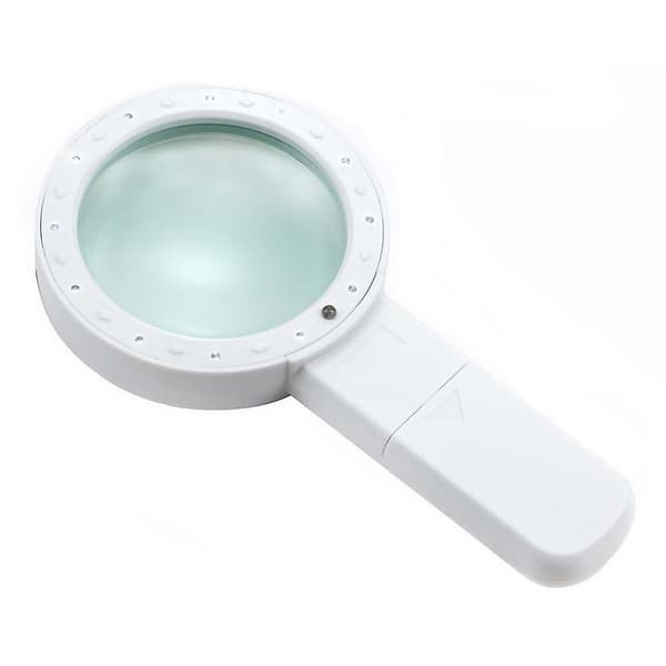 30x Suurennuslasi 12 Led-valolla ja UV-valolla