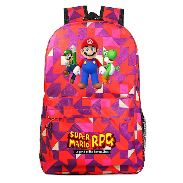 Super Mario Star Junior Schoolbag Color-11