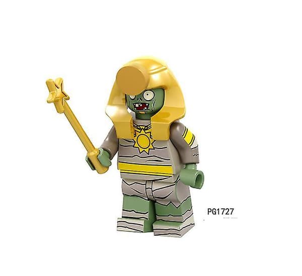 8 stk. Plants Vs. Zombies Byggekloss sett