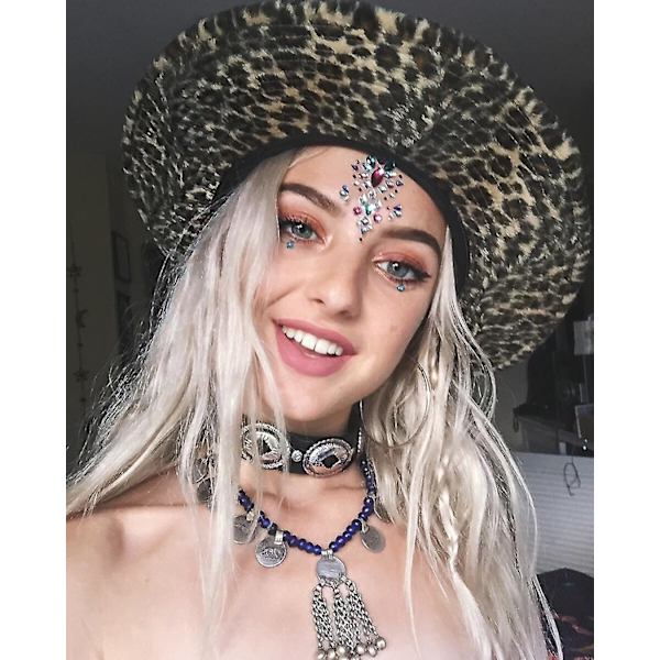 6 kpl Hohtavia Kasvojalokiviä Tattoo-tarroja Halloweeniin, cosplay-juhliin set1