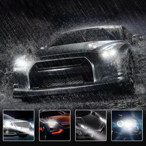 H1 Led Headlight Bulbs Conversion Kit 100w 14000lm 6500k Hi/lo Beam Lamp