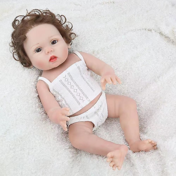 Rebirth Simulation Baby Cute Toy Doll Can Bathe, Baby Model